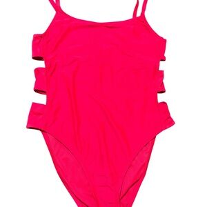 Shade & Shore One-Piece Swimsuit with Side Cutouts